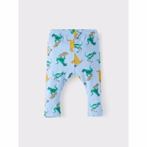 NAME IT Dino Leggings Baba Vista Blue